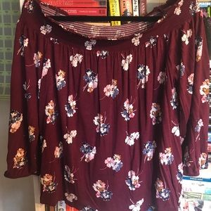Floral Off-the-Shoulder top